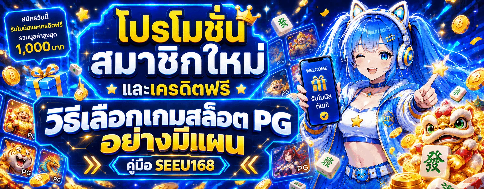 SEEU168 | วิธีเลือกเกมสล็อต PG อย่างมีแผน